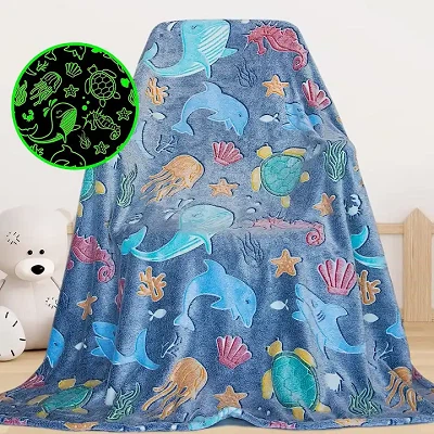 Butterfly Pattern Luminous Blanket