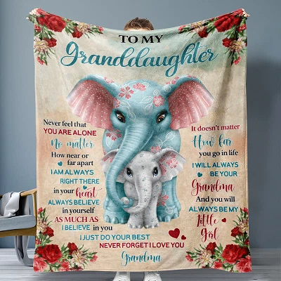 Flannel Fleece Gift Blanket