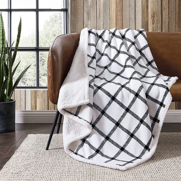 luxury sherpa blanket in stock