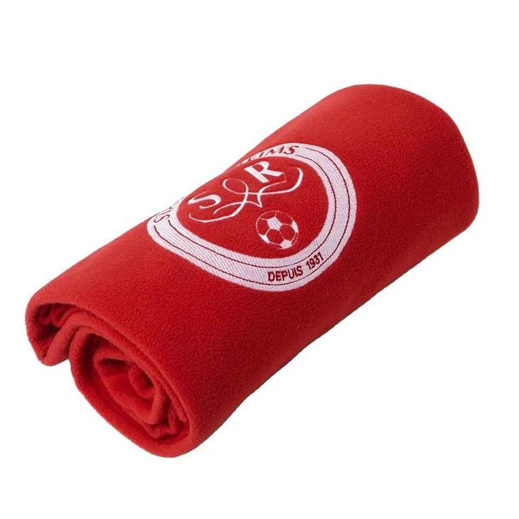 red polar fleece blanket