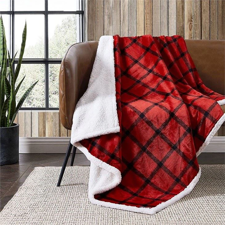 buik Sherpa Throw Blanket