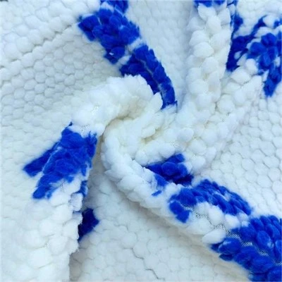 کمبل کے لیے 3D Jacquard شیرپا فیبرک