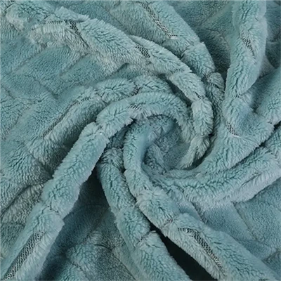 کمبل کے لئے Jacquard فلالین اونی فیبرک