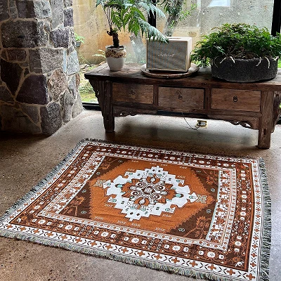 Jacquard ٹیپسٹری پکنک کمبل
