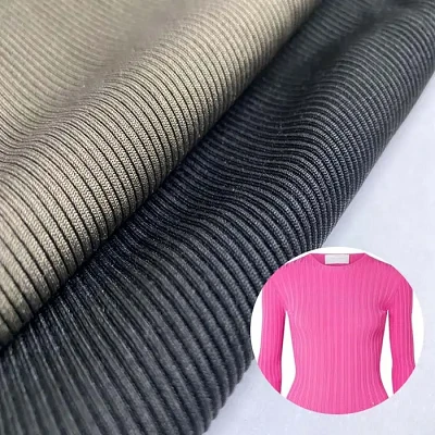 تیراکی کا لباس دھاری دار ریب جرسی سویٹر فیبرک
