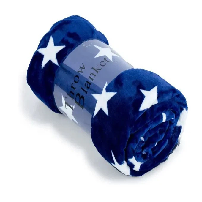 blue flannel blanket