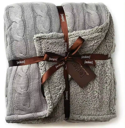 Blend Sweater Knitted Blanket