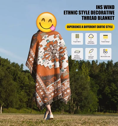 Picnic Blanket With Tassel