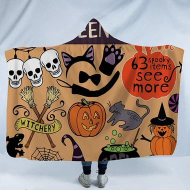 آستینوں کے ساتھ ہوڈی کمبل